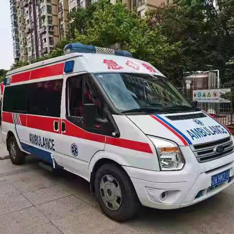 巧家长途救护车护送病人返乡